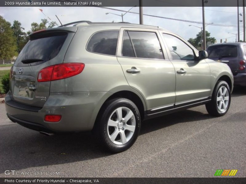 Natural Khaki / Beige 2009 Hyundai Santa Fe Limited