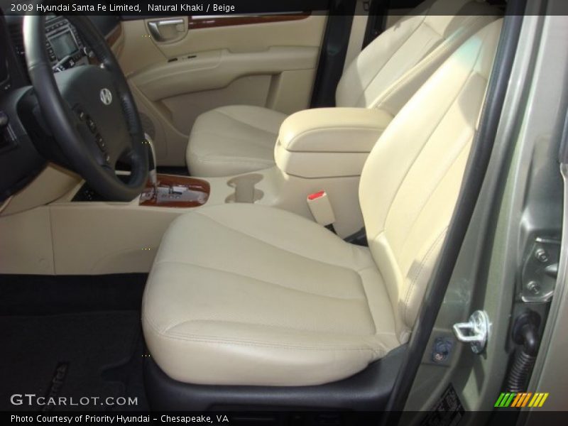 Natural Khaki / Beige 2009 Hyundai Santa Fe Limited
