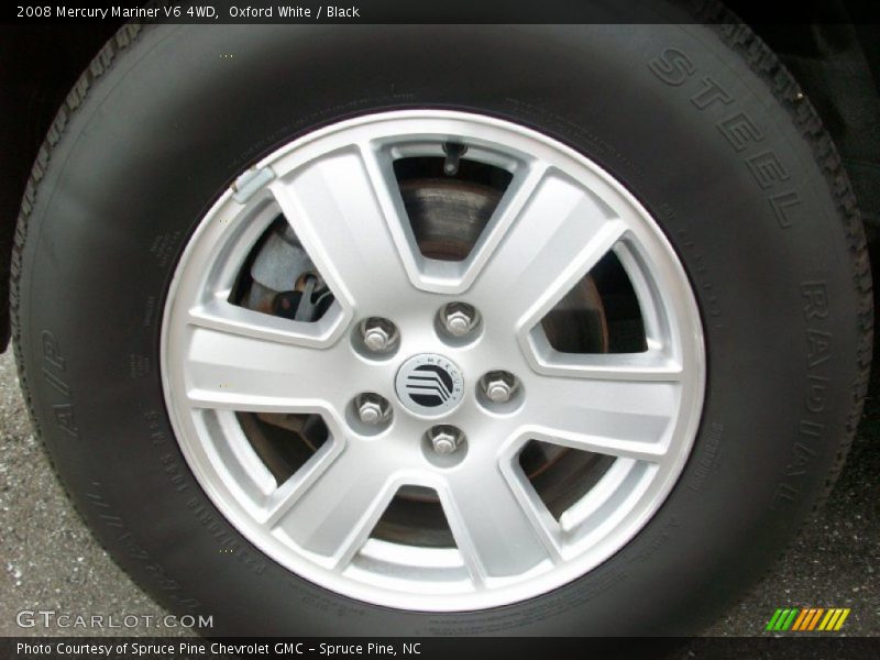 Oxford White / Black 2008 Mercury Mariner V6 4WD