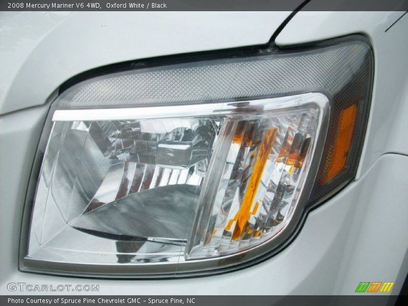 Oxford White / Black 2008 Mercury Mariner V6 4WD