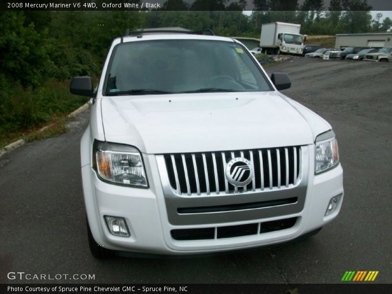 Oxford White / Black 2008 Mercury Mariner V6 4WD
