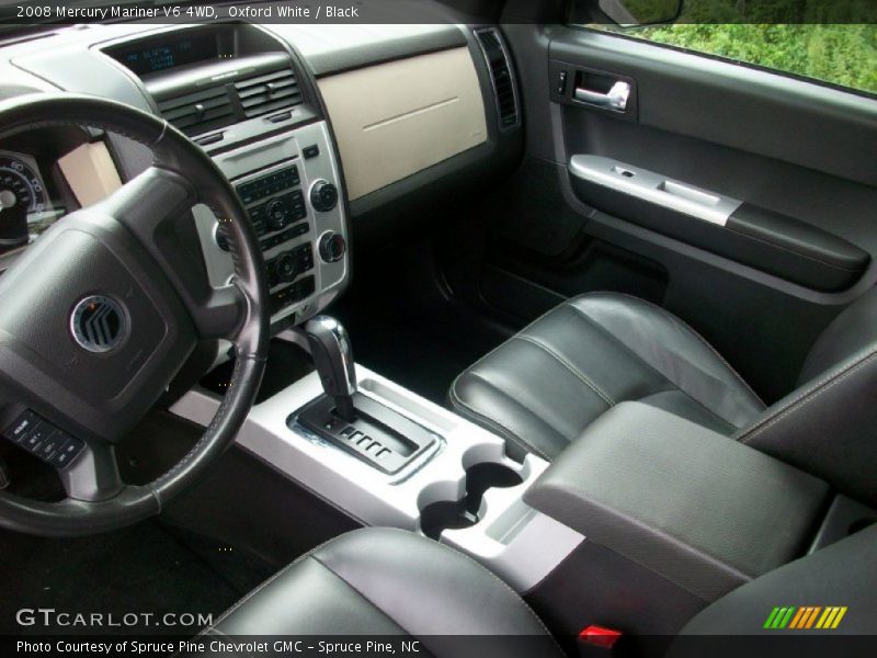 Oxford White / Black 2008 Mercury Mariner V6 4WD