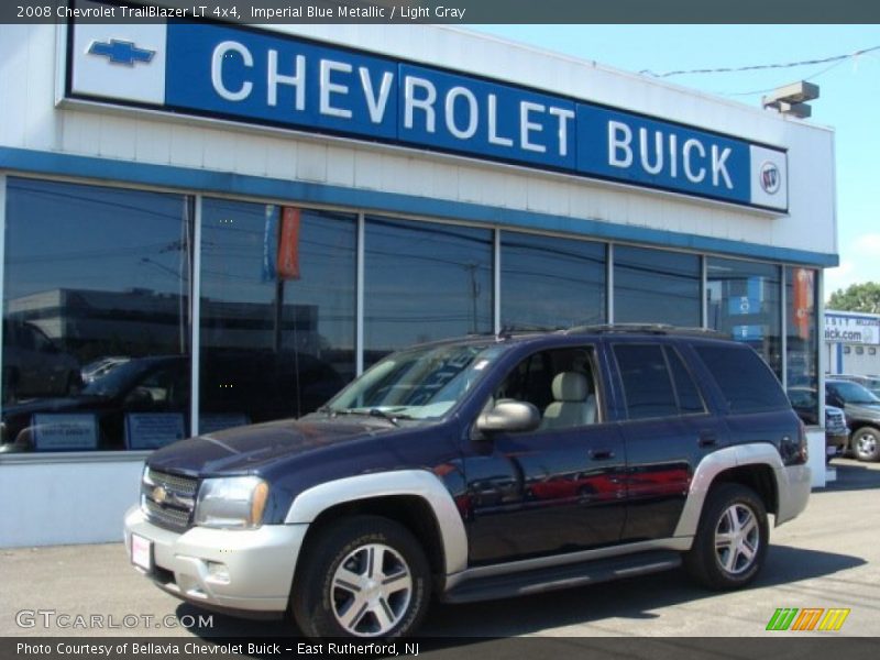 Imperial Blue Metallic / Light Gray 2008 Chevrolet TrailBlazer LT 4x4