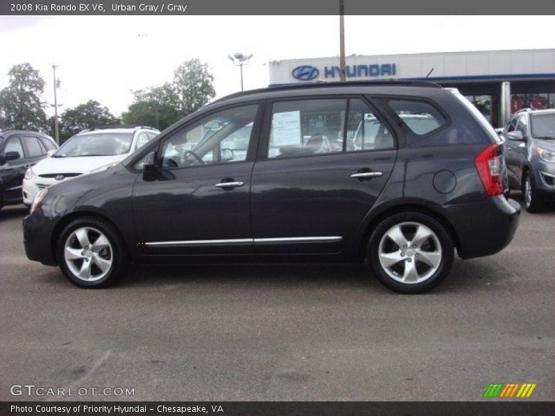 Urban Gray / Gray 2008 Kia Rondo EX V6