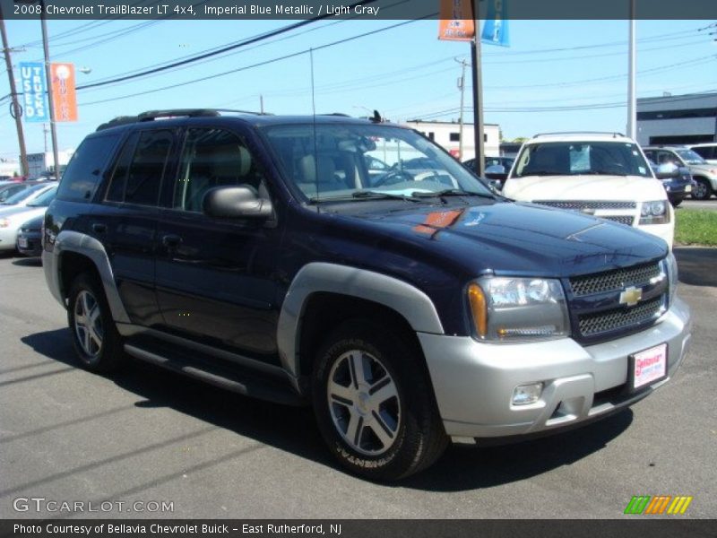 Imperial Blue Metallic / Light Gray 2008 Chevrolet TrailBlazer LT 4x4