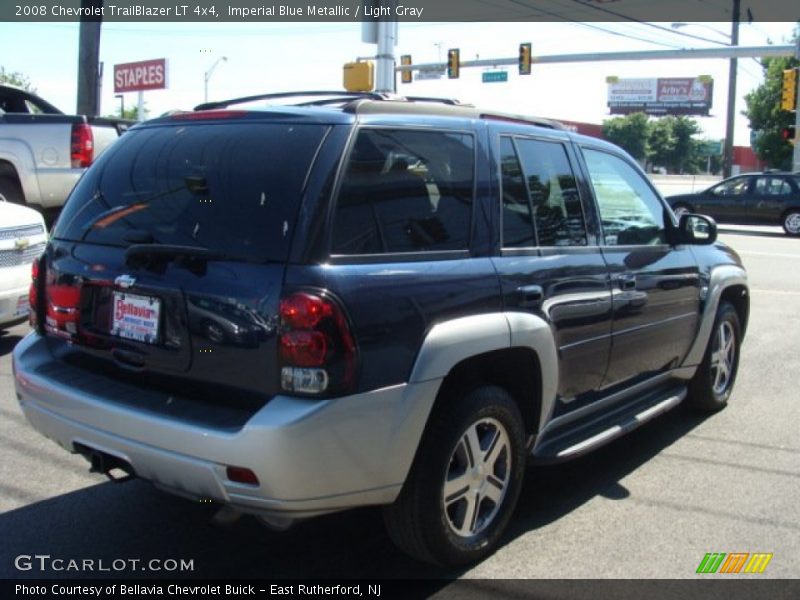 Imperial Blue Metallic / Light Gray 2008 Chevrolet TrailBlazer LT 4x4