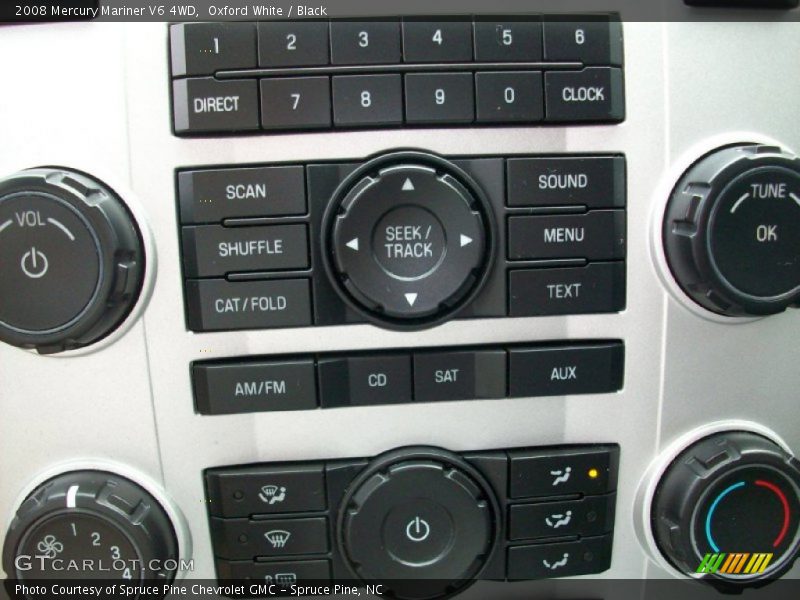 Oxford White / Black 2008 Mercury Mariner V6 4WD