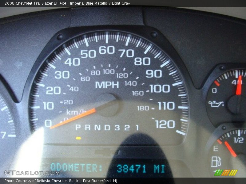 Imperial Blue Metallic / Light Gray 2008 Chevrolet TrailBlazer LT 4x4