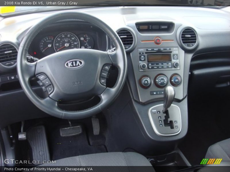 Urban Gray / Gray 2008 Kia Rondo EX V6