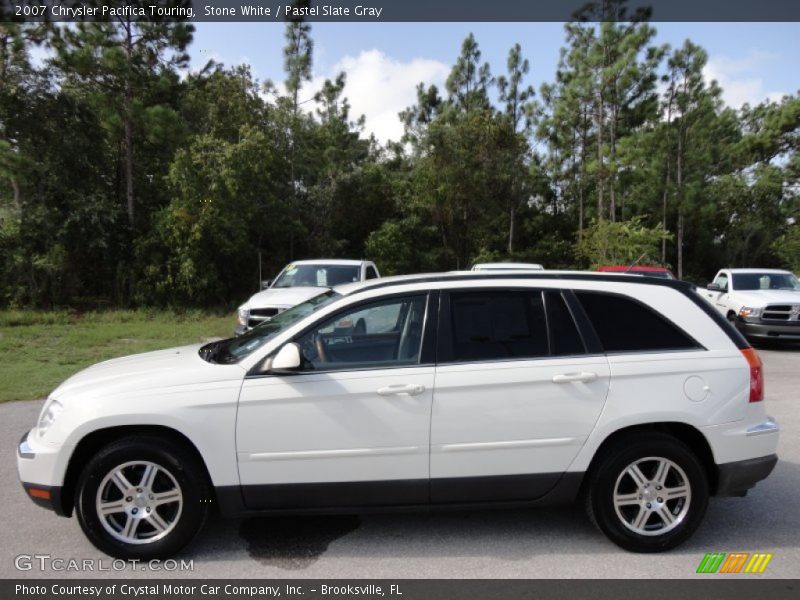 Stone White / Pastel Slate Gray 2007 Chrysler Pacifica Touring