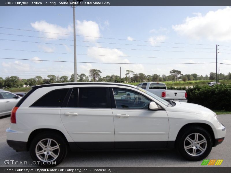 Stone White / Pastel Slate Gray 2007 Chrysler Pacifica Touring