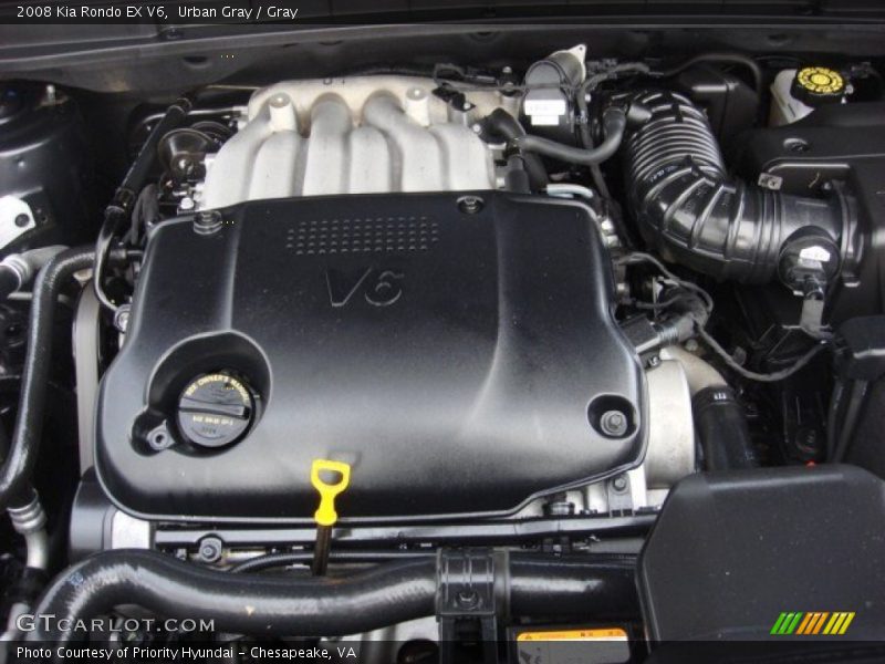 Urban Gray / Gray 2008 Kia Rondo EX V6