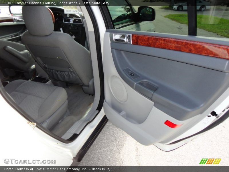Stone White / Pastel Slate Gray 2007 Chrysler Pacifica Touring