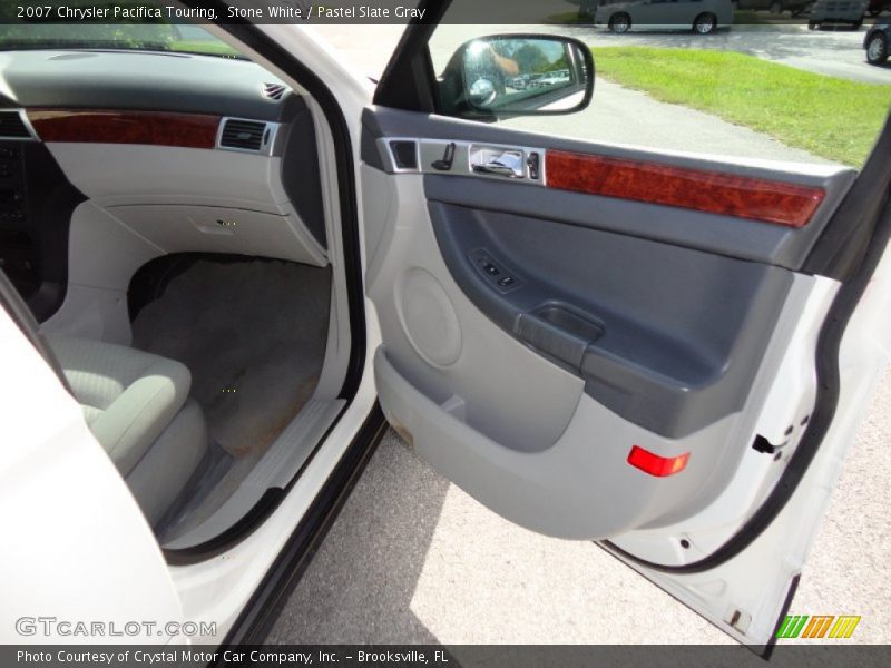 Stone White / Pastel Slate Gray 2007 Chrysler Pacifica Touring
