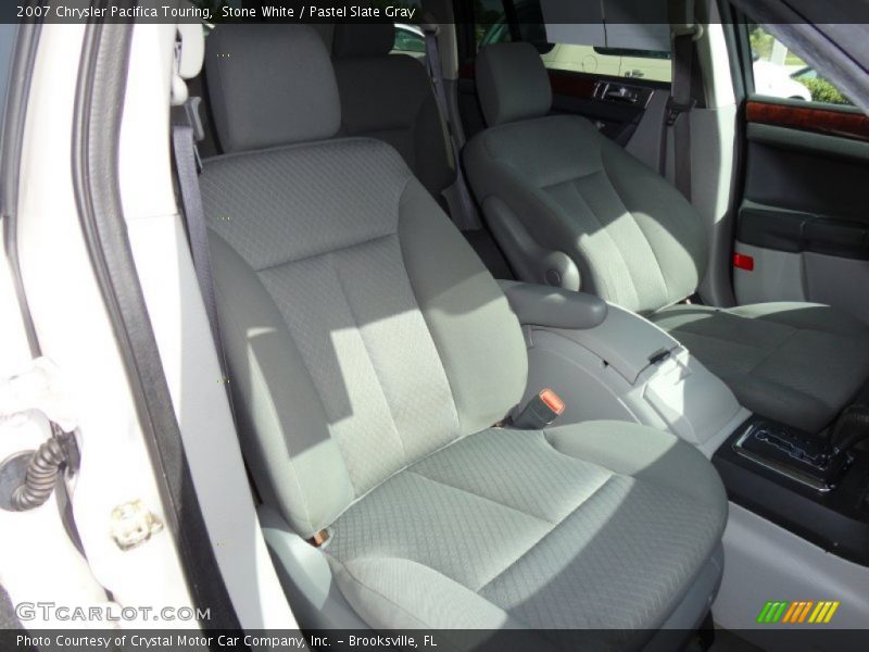 Stone White / Pastel Slate Gray 2007 Chrysler Pacifica Touring