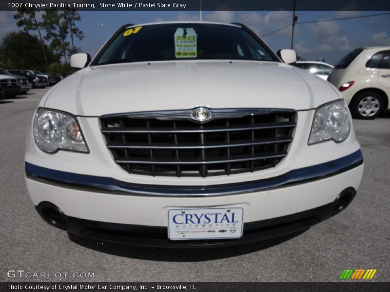 Stone White / Pastel Slate Gray 2007 Chrysler Pacifica Touring