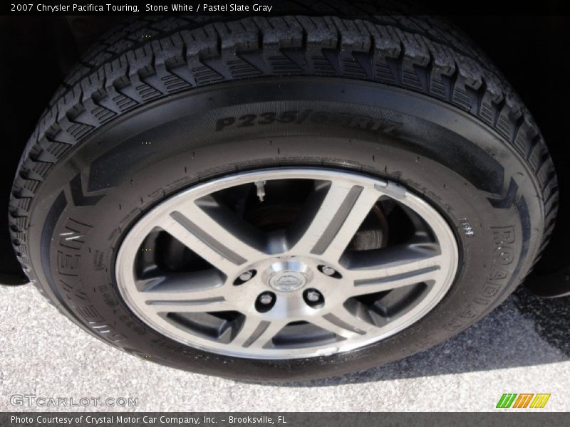 Stone White / Pastel Slate Gray 2007 Chrysler Pacifica Touring