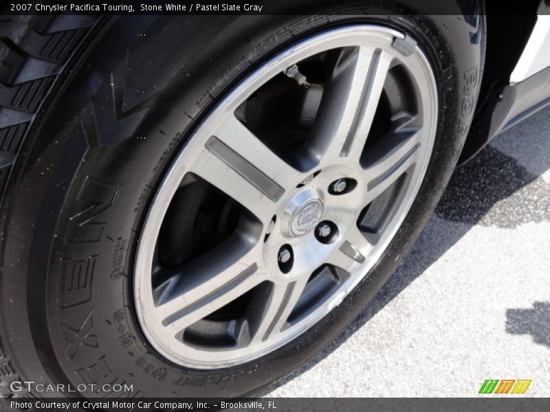 Stone White / Pastel Slate Gray 2007 Chrysler Pacifica Touring