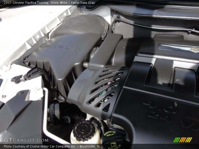 Stone White / Pastel Slate Gray 2007 Chrysler Pacifica Touring
