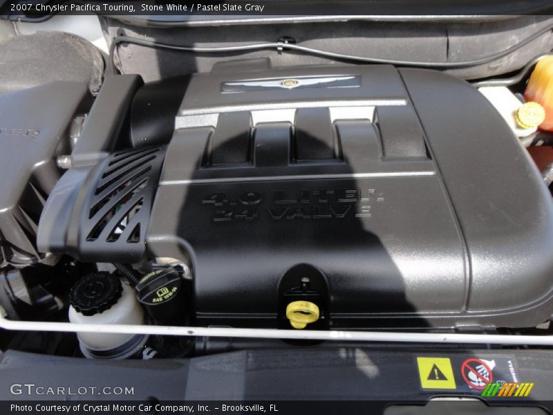 Stone White / Pastel Slate Gray 2007 Chrysler Pacifica Touring