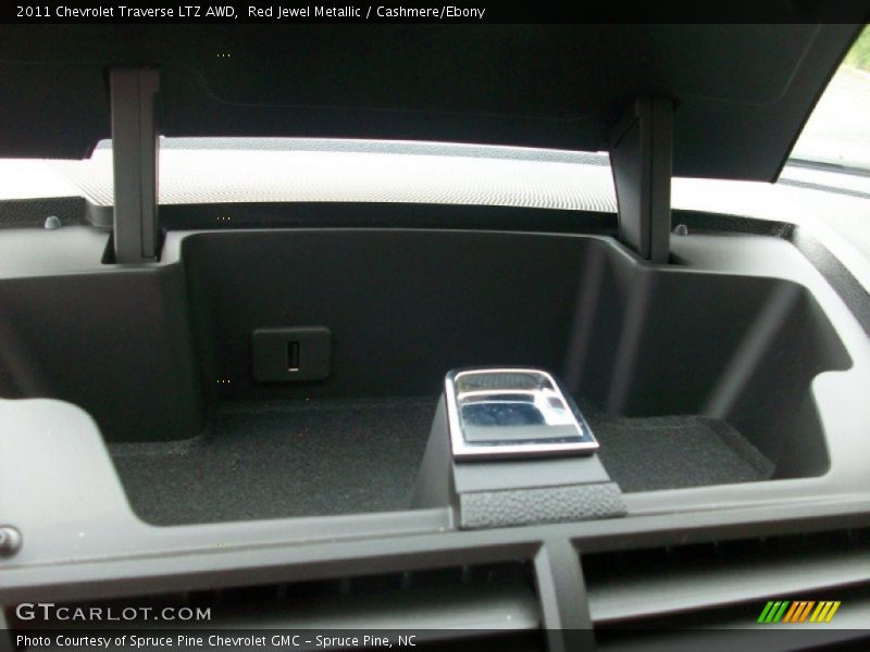 Red Jewel Metallic / Cashmere/Ebony 2011 Chevrolet Traverse LTZ AWD
