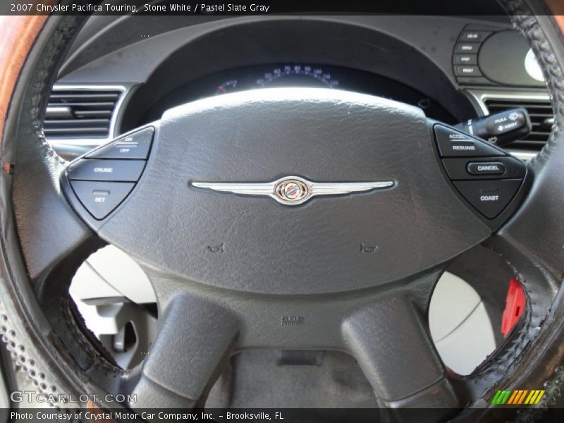 Stone White / Pastel Slate Gray 2007 Chrysler Pacifica Touring
