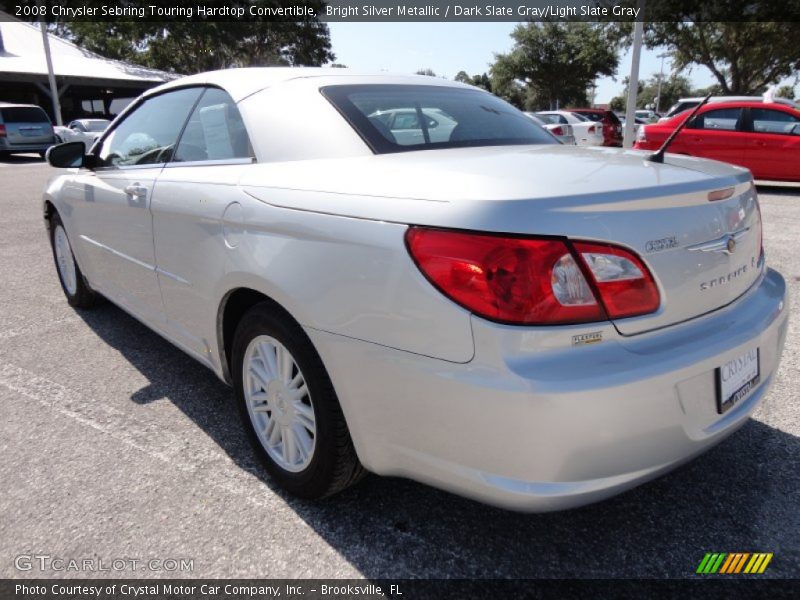 Bright Silver Metallic / Dark Slate Gray/Light Slate Gray 2008 Chrysler Sebring Touring Hardtop Convertible