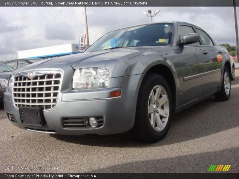 Silver Steel Metallic / Dark Slate Gray/Light Graystone 2007 Chrysler 300 Touring