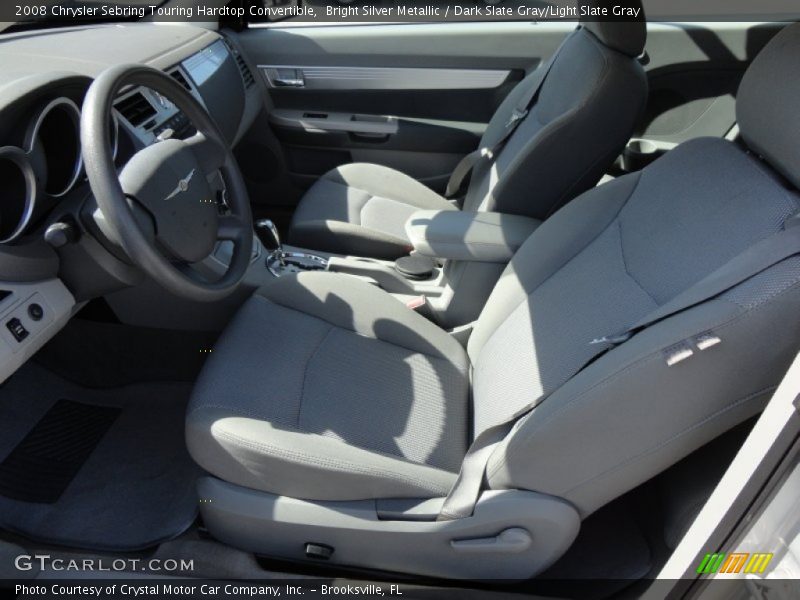  2008 Sebring Touring Hardtop Convertible Dark Slate Gray/Light Slate Gray Interior