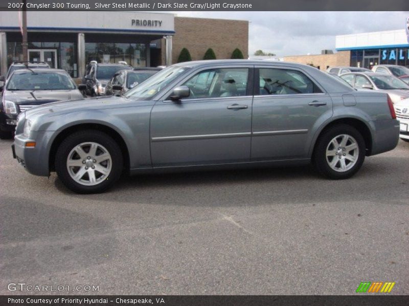 Silver Steel Metallic / Dark Slate Gray/Light Graystone 2007 Chrysler 300 Touring