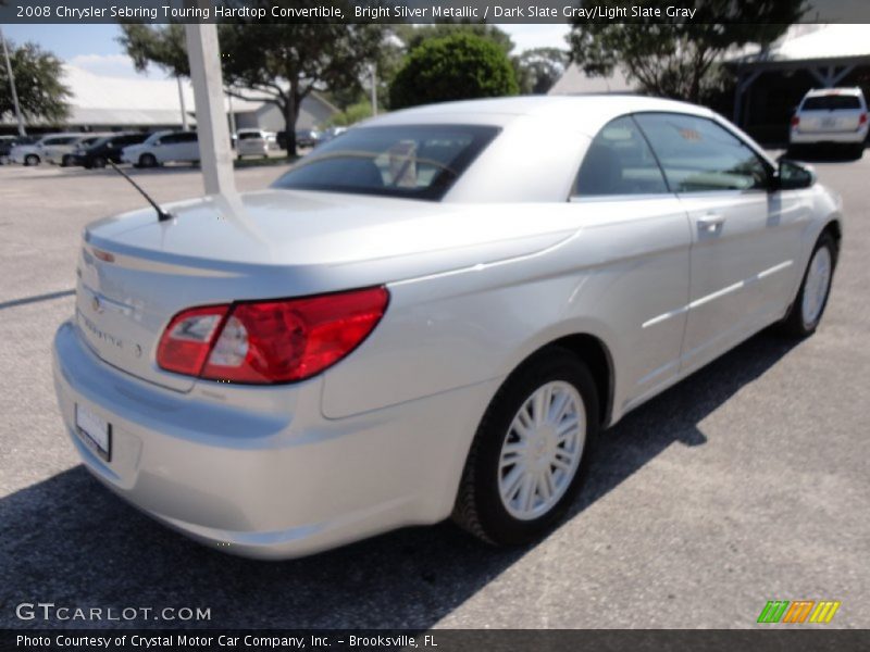 Bright Silver Metallic / Dark Slate Gray/Light Slate Gray 2008 Chrysler Sebring Touring Hardtop Convertible