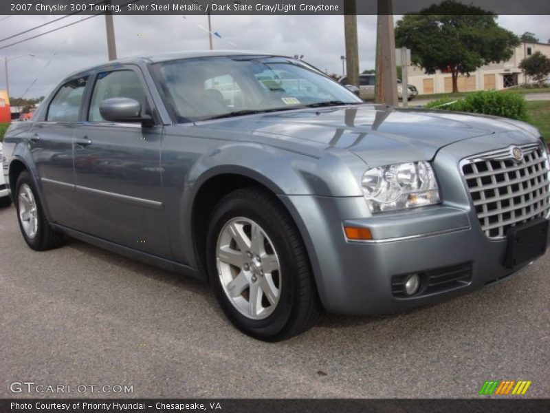 Silver Steel Metallic / Dark Slate Gray/Light Graystone 2007 Chrysler 300 Touring