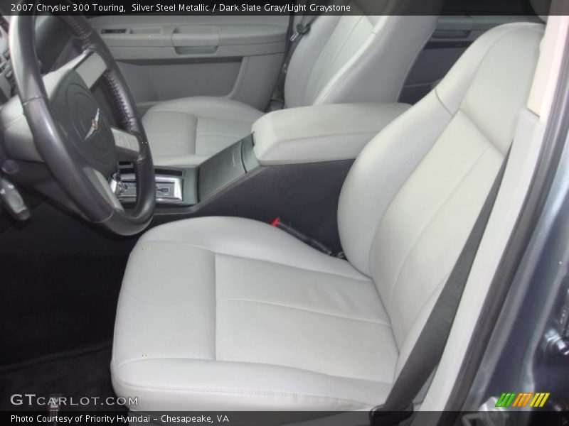 Silver Steel Metallic / Dark Slate Gray/Light Graystone 2007 Chrysler 300 Touring