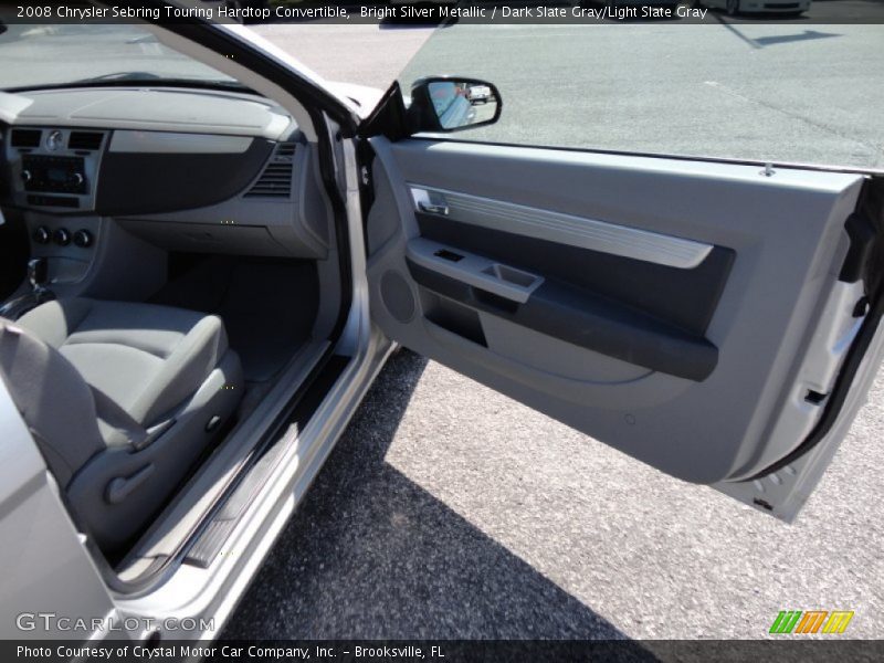Bright Silver Metallic / Dark Slate Gray/Light Slate Gray 2008 Chrysler Sebring Touring Hardtop Convertible