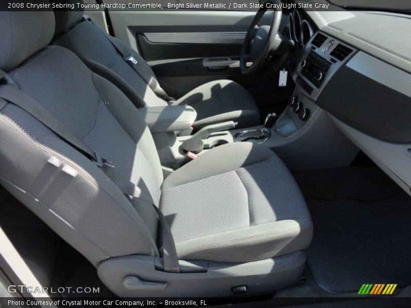 Bright Silver Metallic / Dark Slate Gray/Light Slate Gray 2008 Chrysler Sebring Touring Hardtop Convertible