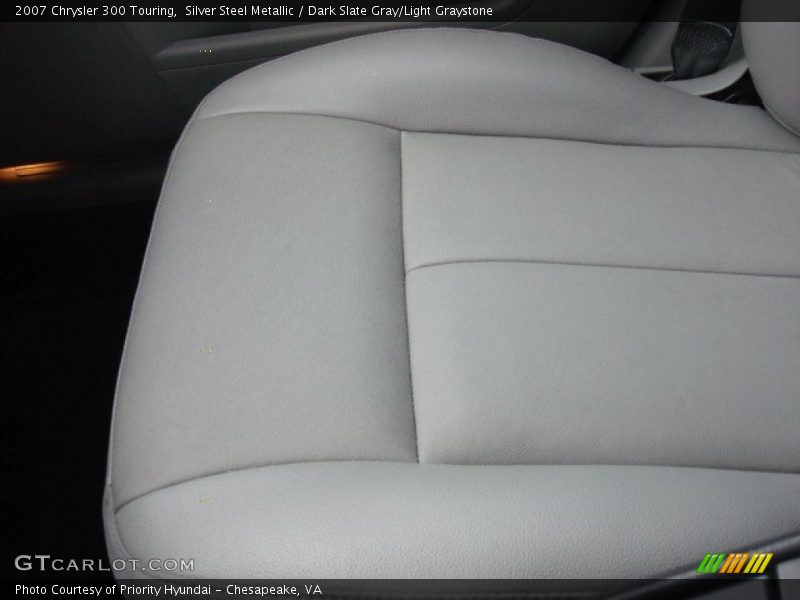 Silver Steel Metallic / Dark Slate Gray/Light Graystone 2007 Chrysler 300 Touring
