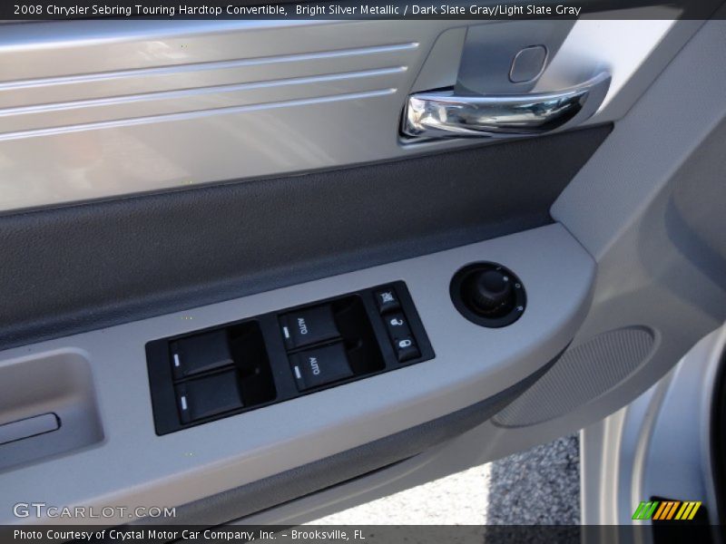 Bright Silver Metallic / Dark Slate Gray/Light Slate Gray 2008 Chrysler Sebring Touring Hardtop Convertible