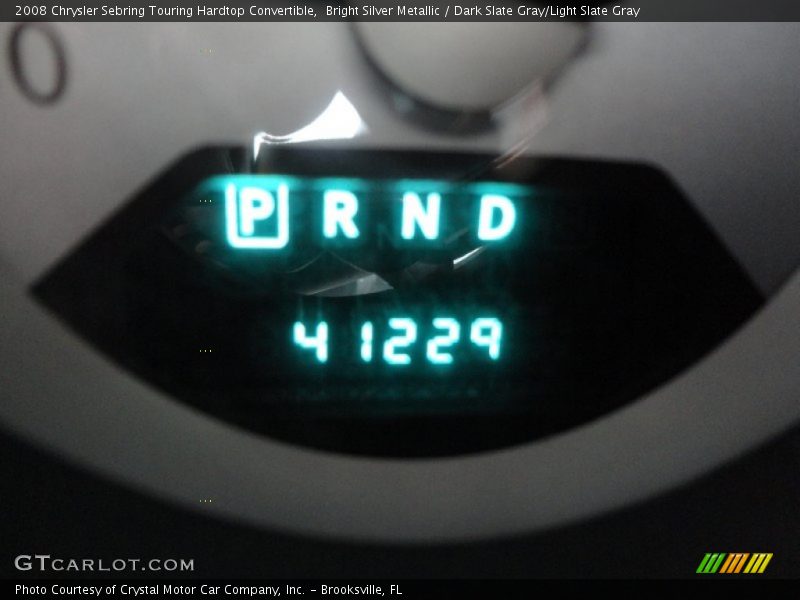 Bright Silver Metallic / Dark Slate Gray/Light Slate Gray 2008 Chrysler Sebring Touring Hardtop Convertible