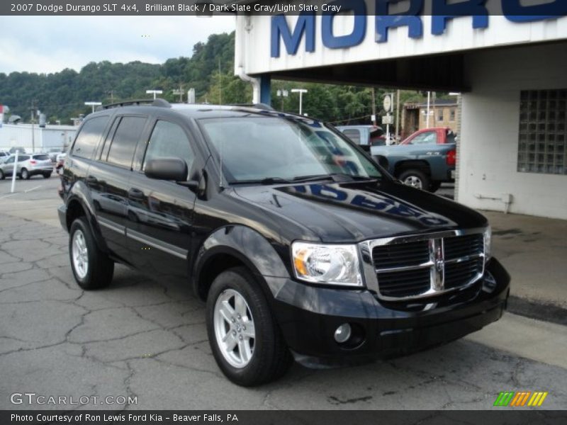 Brilliant Black / Dark Slate Gray/Light Slate Gray 2007 Dodge Durango SLT 4x4