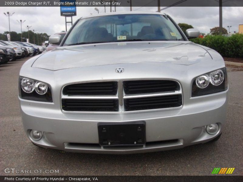 Bright Silver Metallic / Dark Slate Gray 2009 Dodge Charger R/T
