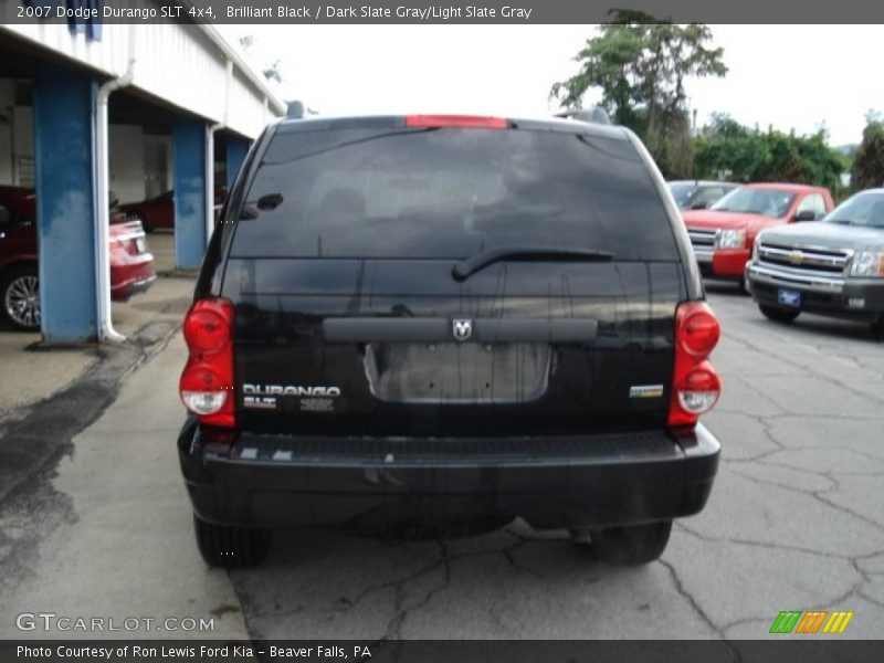 Brilliant Black / Dark Slate Gray/Light Slate Gray 2007 Dodge Durango SLT 4x4