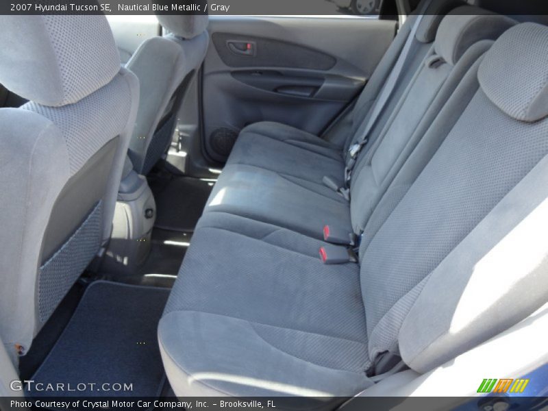 Nautical Blue Metallic / Gray 2007 Hyundai Tucson SE