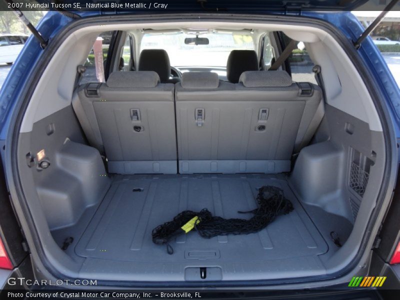 Nautical Blue Metallic / Gray 2007 Hyundai Tucson SE
