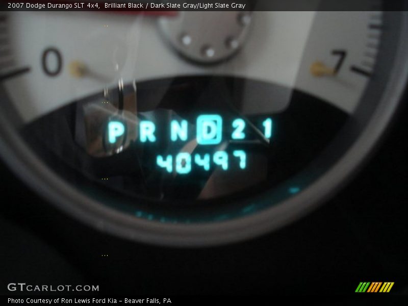 Brilliant Black / Dark Slate Gray/Light Slate Gray 2007 Dodge Durango SLT 4x4