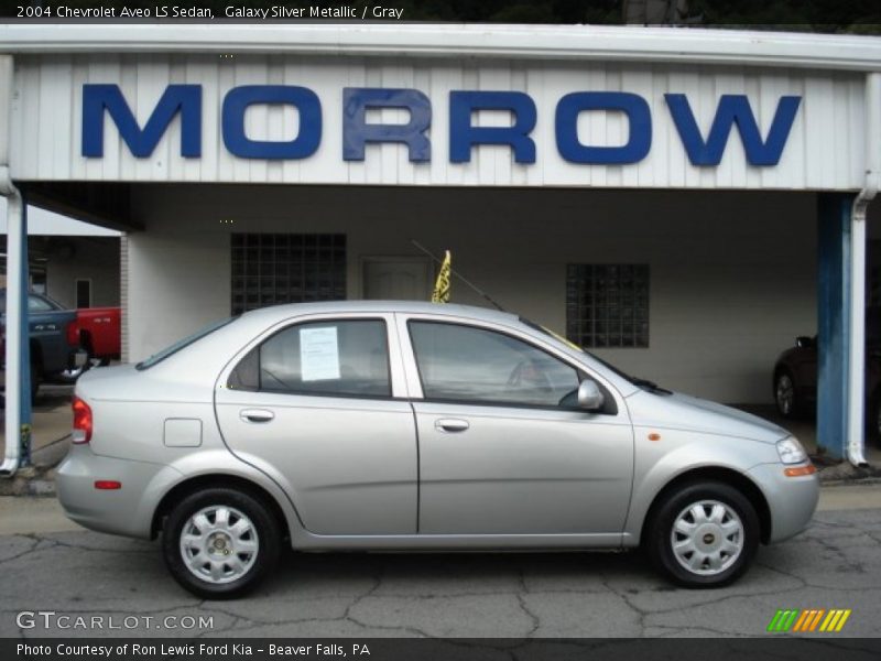 Galaxy Silver Metallic / Gray 2004 Chevrolet Aveo LS Sedan