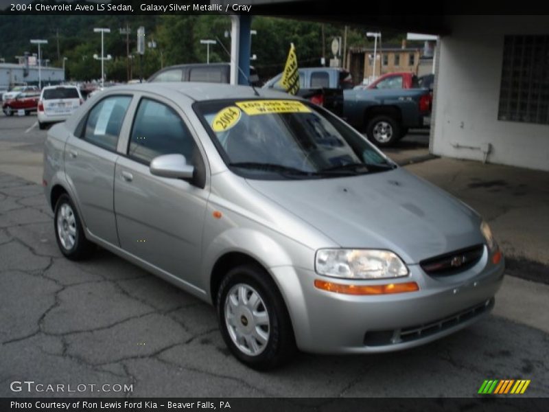 Galaxy Silver Metallic / Gray 2004 Chevrolet Aveo LS Sedan