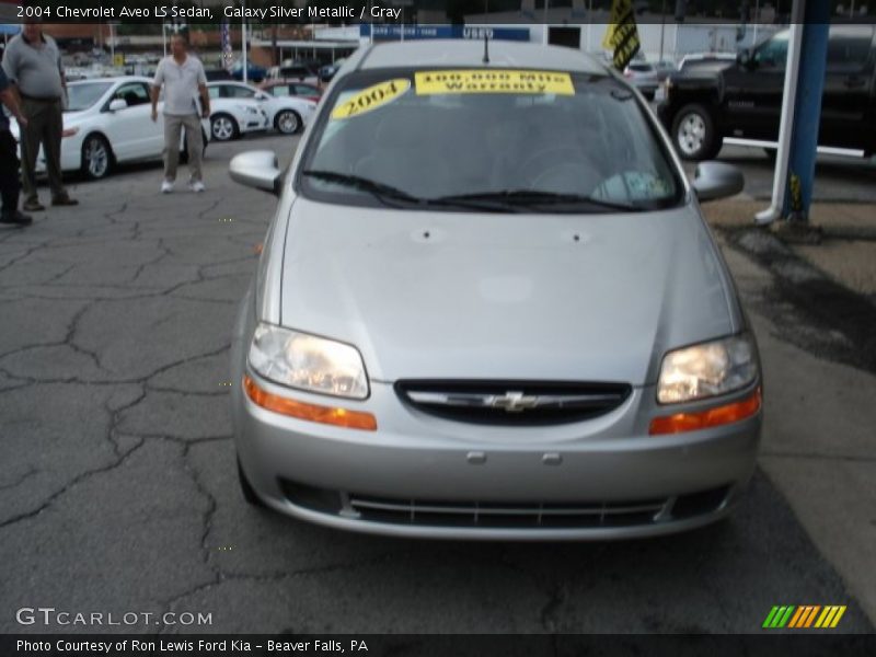 Galaxy Silver Metallic / Gray 2004 Chevrolet Aveo LS Sedan