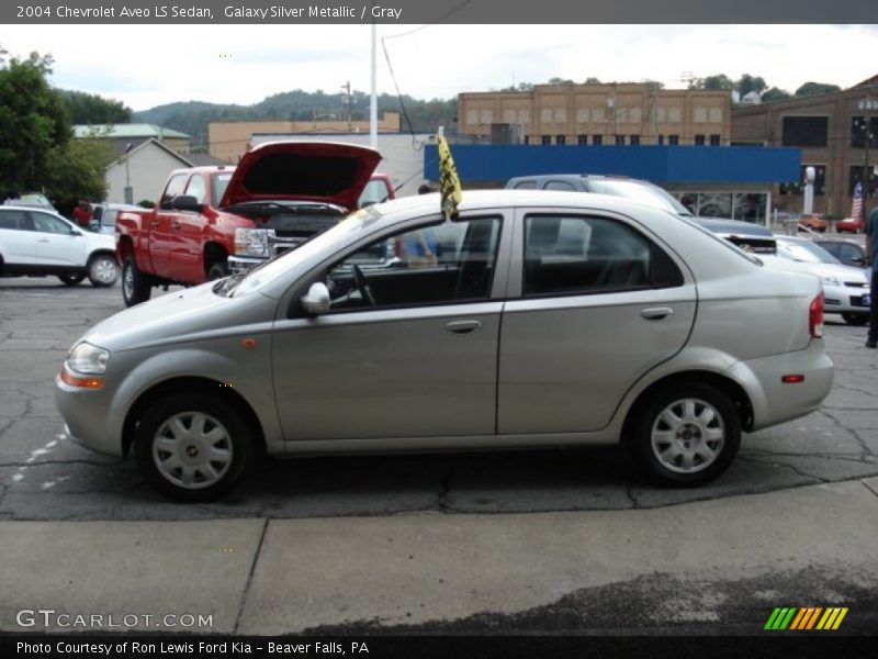 Galaxy Silver Metallic / Gray 2004 Chevrolet Aveo LS Sedan