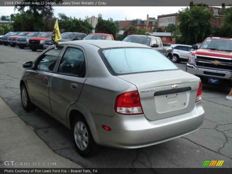 Galaxy Silver Metallic / Gray 2004 Chevrolet Aveo LS Sedan