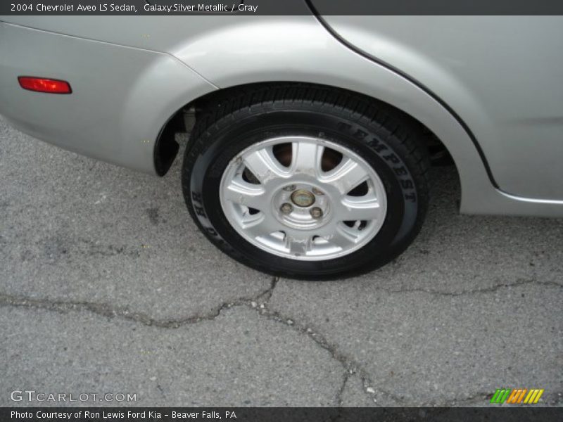 Galaxy Silver Metallic / Gray 2004 Chevrolet Aveo LS Sedan